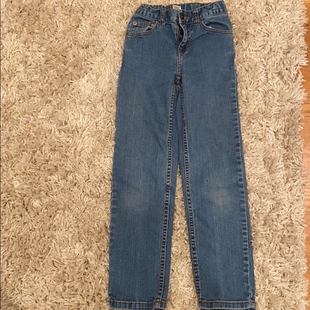 Faded glory straight leg boys jeans.